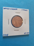 Velika Britanija (United Kingdom) 1 Penny 2008 UNC