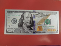 USA 100 DOLLAR 2009 POLIMER  SILVER GOLD  FOLIA NOVCANICA   - SUVENIR