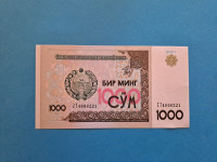Uzbekistan 1000 Som 2001 UNC