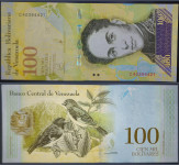 VENEZUELA (2017) 100 000 Bolívares UNC