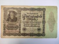 Novčanica od 50.000 Reichsmark - 10 EUR