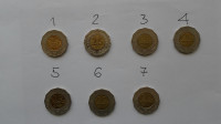 Prigodne kovanice od 25 kuna,7 komada