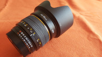 Walimexpro Samyang 85mm f/1.4 Nikon F sjenilo 72mm UV filter poklopci