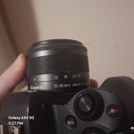 canon eos M50 mII i dodatna oprema s 3 objektiva