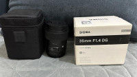 Sigma 35mm F1.4 DG CANON