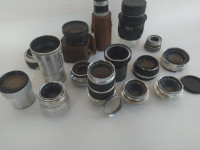 10+ vintage objektiva (Voigtlander, Leica/Leitz..) - 5€/kom - ispravni