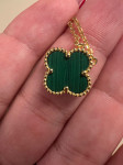 Van Cleef djetelina ogrlica Vintage Alhambra