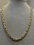 Zlatni lanac kraljevski vez 14kt zlato, 58,14g