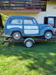 Fiat 500C Belvedere, 1954 - s prikolicom