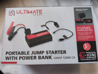 Auto Jump Starter 2u1 Jumpstarter i prenosna bat. Li-ion NOVO GAR.3god