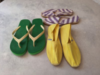 LOT japanke Havaianas i platnene cipele vel 40