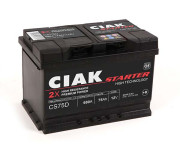 Akumulator CIAK Starter 75Ah D+ 680A