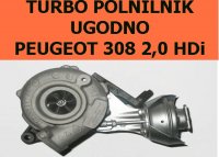 TURBO PUNJAČ PEUGEOT 308 2,0 HDi cena z pdv