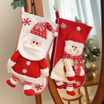 Komplet 2x Ukrasne Božićne čarape