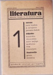 Stevan Galogaža, urednik: Literatura - broj 1. / 1931.