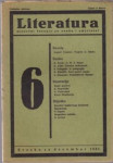 Stevan Galogaža, urednik: Literatura - broj 6. / 1931.