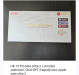 SMARTWATCH HK15 Pro Max Ultra 2/2024, ChatGPT-AI, SUPER AMOLED,