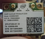 Intel Centrino Wireless-N 2230 Wi-Fi Card