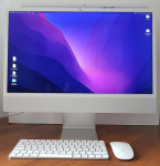 Apple iMac 24" Silver (2021), M1, Ethernet, 512 GB SSD, Retina 4.5K