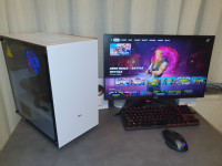 GAMING PC-Ryzen5 2600 +RX 580-RTX 2060-RAM 16Gb.M2 SSD+HDD.RGB Kućište