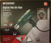 Fen / pištolj na vrući zrak Parkside digitalni PHLGD 2000, nov