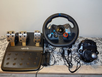 Logitech G29 driving force + Logitech driving force shifter