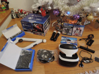 Playstation VR set,kutija,puska,palice,kamera,naocale,igrice !