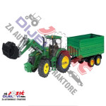 IGRAČKA TRAKTOR JOHN DEERE 7930 S UTOVARIVAČEM I PRIKOLICOM 80,5X17,5X