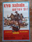 Filmski plakat Evo Sabata,gotov si Yul Bryner 1969.godina