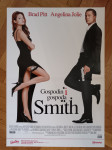 Filmski plakat Gospodin i gospođa Smith Brad Pitt 2005.godina