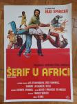 Filmski plakat Šerif u Africi Bud Spencer 1978.godina