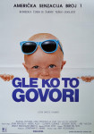 Gle ko to govori / Look Who's Talking, originalni filmski plakat (B2)