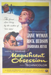 Magnificent Obsession Rock Hudson filmski plakat