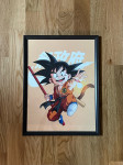 Nike Son Goku Uokvireni Poster
