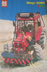 POSTER - TRAKTOR STEYR 8090 4 WD - Auto klub 1990