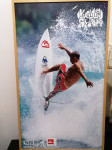 surf plakat "kelly slater" 100x60cm