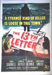 The 13th Letter Otto Preminger filmski plakat