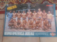 VATERPOLO REPREZENTACIJA JUGOSLAVIJE 1986 SVJETSKI PRVACI POSTER