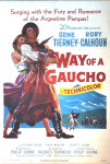 Way of a Gaucho Gene Tierney filmski plakat