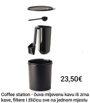 Coffee Station - čuva mljevenu kavu ili zrna kave, filter .....