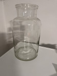 Staklena zdjela/ boca sa širokim otvorom