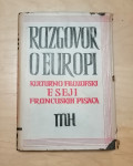 Razgovor o Europi - kulturno filozofski eseji francuskih pisaca