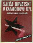 Sječa Hrvatske u Karađorđevu 1971-autorizirani zapisnik-