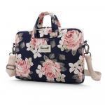 CANVASLIFE BRIEFCASE torbica za MACBOOK AIR/PRO 13/14 navy/rose