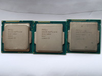 3x 1150 Intel CPU  - i5-4690 , i5-4670k  i   i3-4130