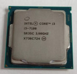 Intel Core i3-7100 4x 3.9GHz 3MB Cache Socket 1151