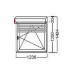 NAJJEFTINIJI PVC PROZOR DECCO 120X140,4 SA ROLETOM U BOJI U HR!