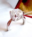Elegantni damski prsten 925 srebro sa ogromnim cirkonima