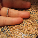 Novi srebrni prsten,verica sa cirkonima .Srebro925.Dijametar20mm.70€