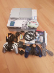 PS 2 PS2 PlayStation 2 Slim Sivi, Memory, 2 Joysticka, Monopoly, K Nov